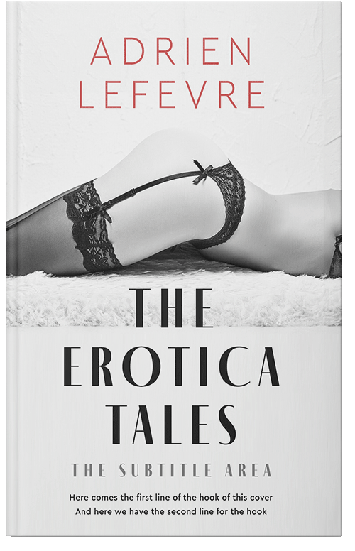 Front view of Premade Erotica Book Cover - Gallery