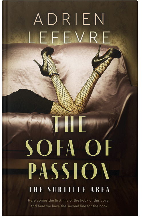 Front view of Premade Erotica Book Cover - Coffee Bean