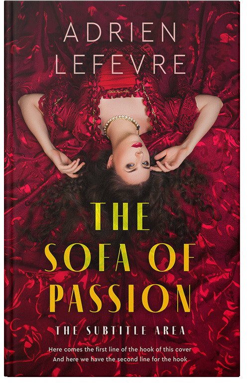 Front view of Premade Historical Book Cover - Bulgarian Rose