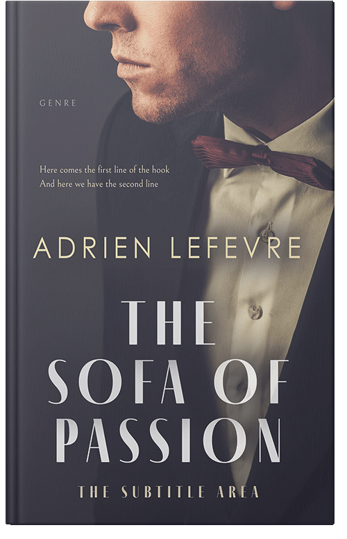 Front view of Premade Business Book Cover - Ship Gray