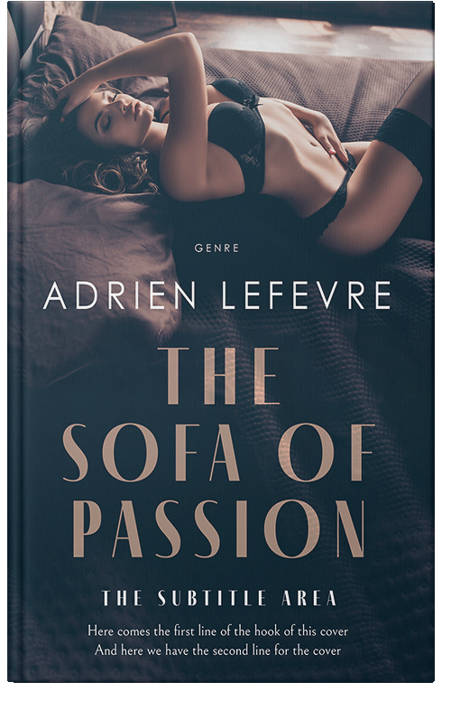 Front view of Premade Erotica Book Cover - Te Papa Green