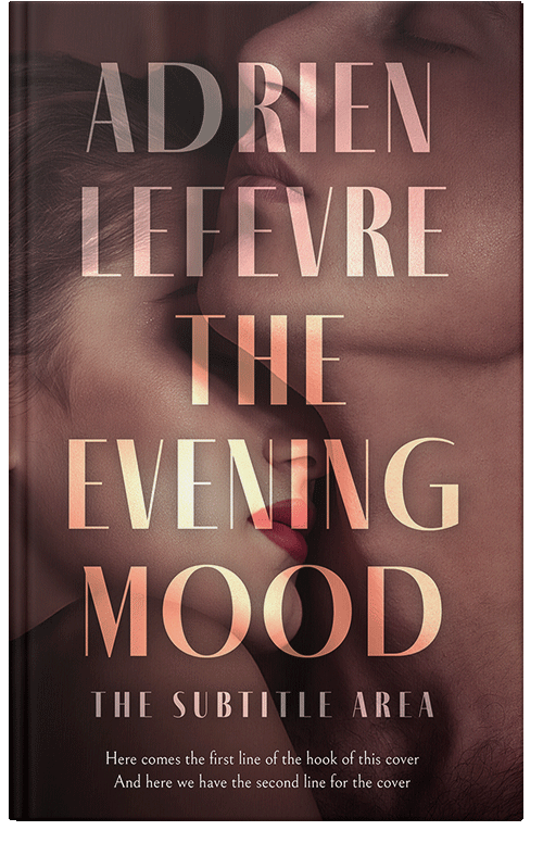 Front view of Premade Erotica Book Cover - Crater Brown