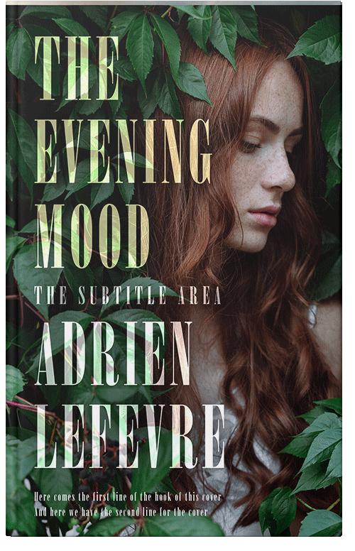 Front view of Premade Teen & Young Adult Book Cover - Log Cabin