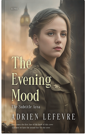 Premade Book Cover Taupe