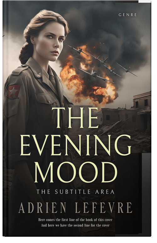 Front view of Premade Historical Book Cover - Cod Gray