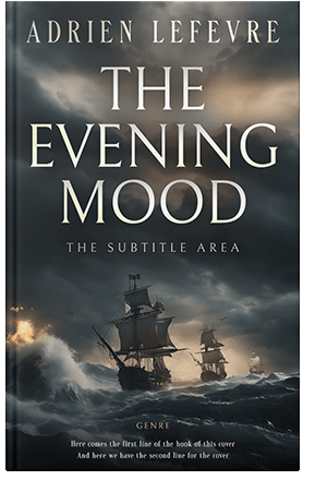 Pre Made Book Cover Outer Space