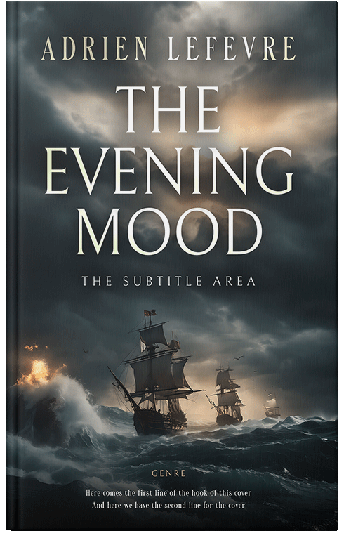 Front view of Premade Historical Book Cover - Outer Space