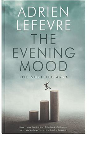 Pre Made Book Cover Powder Ash