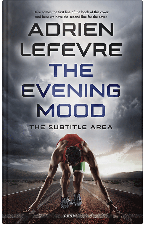 Front view of Premade Sports & Fitness Book Cover - Ship Gray