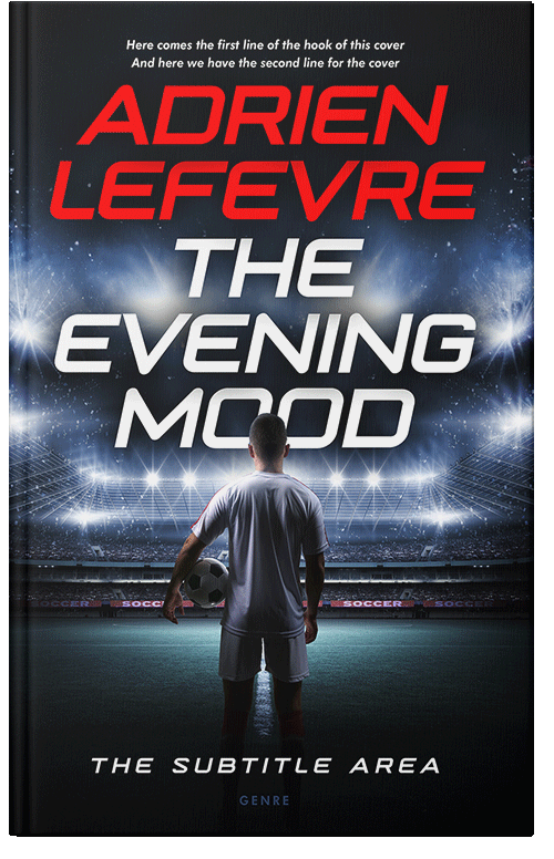 Front view of Premade Action & Adventure Book Cover - Mirage