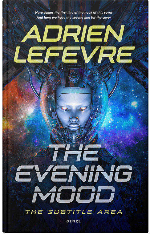 Front view of Premade Science Fiction Book Cover - Foggy Gray