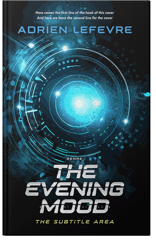 Front view of Premade Science Fiction Book Cover - Black Pearl