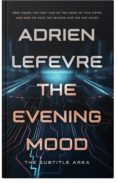 Front view of Premade Science Fiction Book Cover - Clam Shell