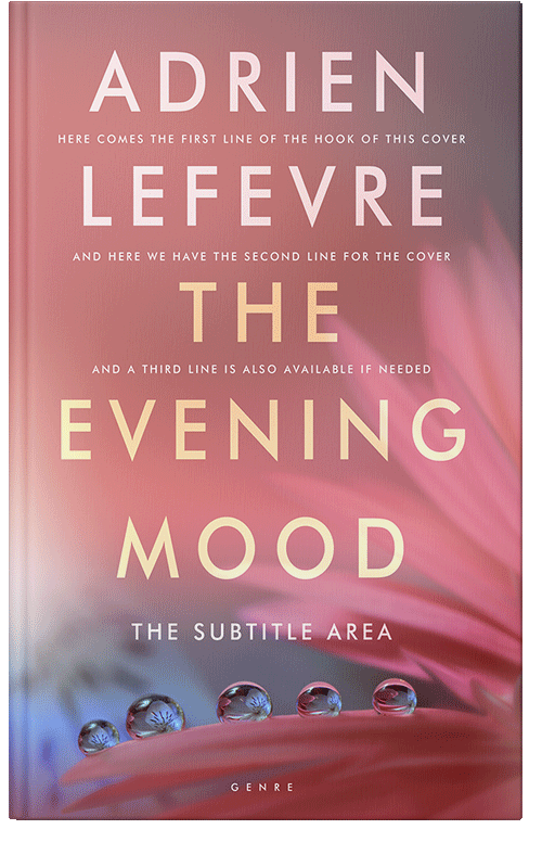 Front view of Premade Nature Book Cover - Turkish Rose