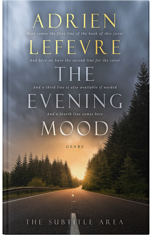 Front view of Premade Nature Book Cover - Abbey