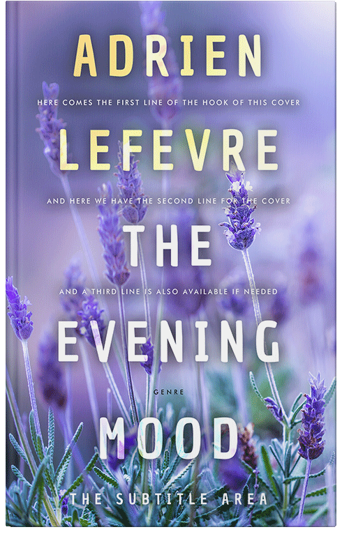 Front view of Premade Nature Book Cover - Wild Blue Yonder