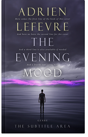 Premade Book Cover Steel Gray