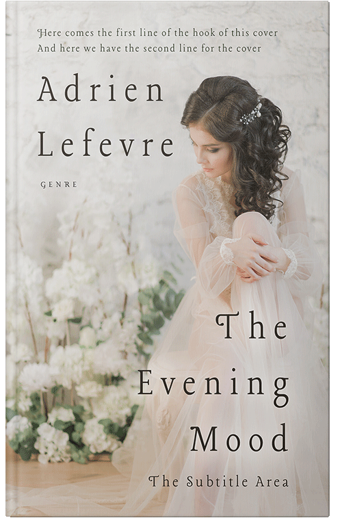 Front view of Premade Romance Book Cover - Swirl