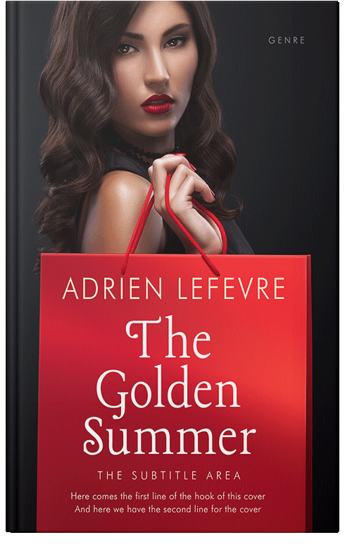 Front view of Premade Chick Lit Book Cover - Cardinal