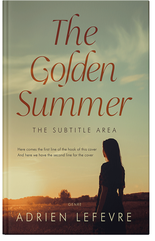 Front view of Premade Teen & Young Adult Book Cover - Swamp Green