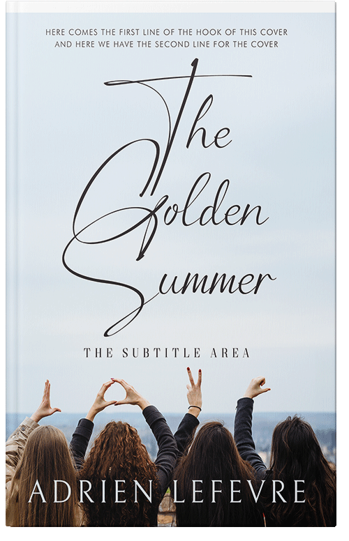 Front view of Premade Teen & Young Adult Book Cover - Cocoa Brown