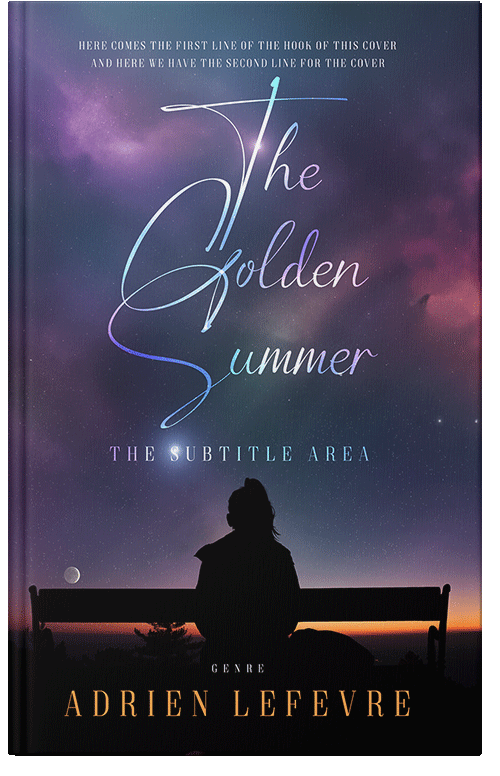 Front view of Premade Teen & Young Adult Book Cover - Ebony Clay