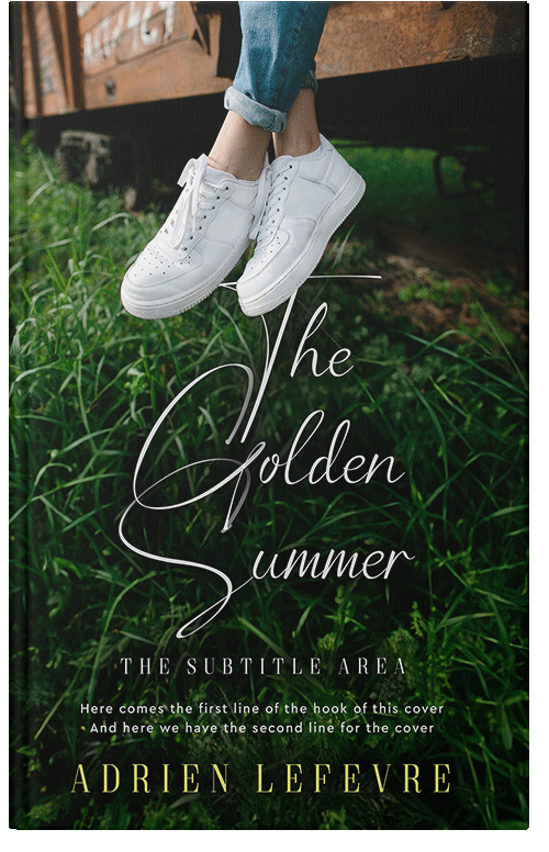 Front view of Premade Teen & Young Adult Book Cover - Silk