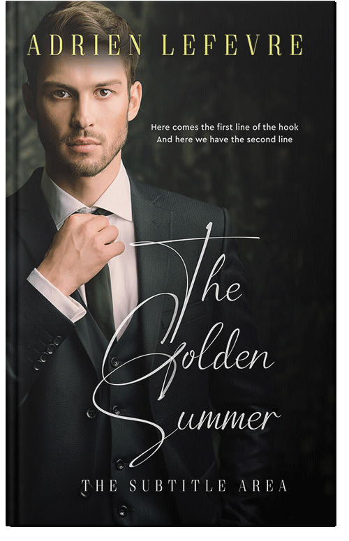 Front view of Premade Royal Romance Book Cover - Woodsmoke