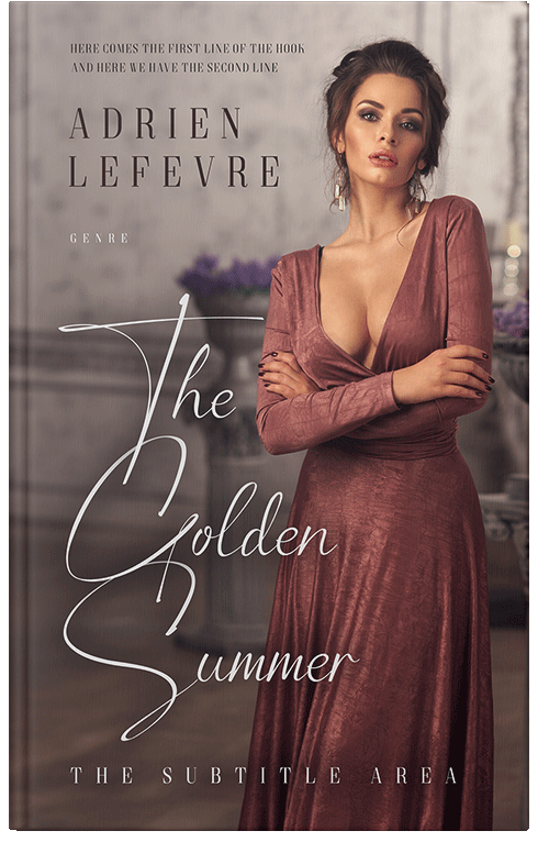 Front view of Premade Royal Romance Book Cover - Ferra