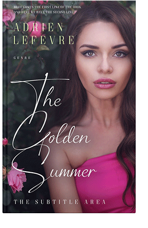 Pre Made Book Cover Puce