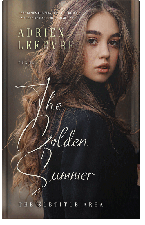 Front view of Premade Teen & Young Adult Book Cover - Cocoa Brown
