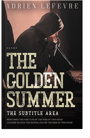 Pre Made Book Cover Cocoa Brown