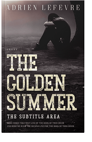 Pre Made Book Cover Thunder