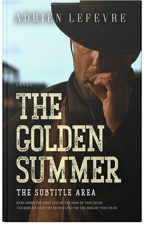 Front view of Premade Action & Adventure Book Cover - Willow Brook