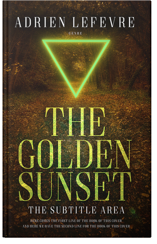 Front view of Premade Paranormal & Urban Book Cover - Graphite