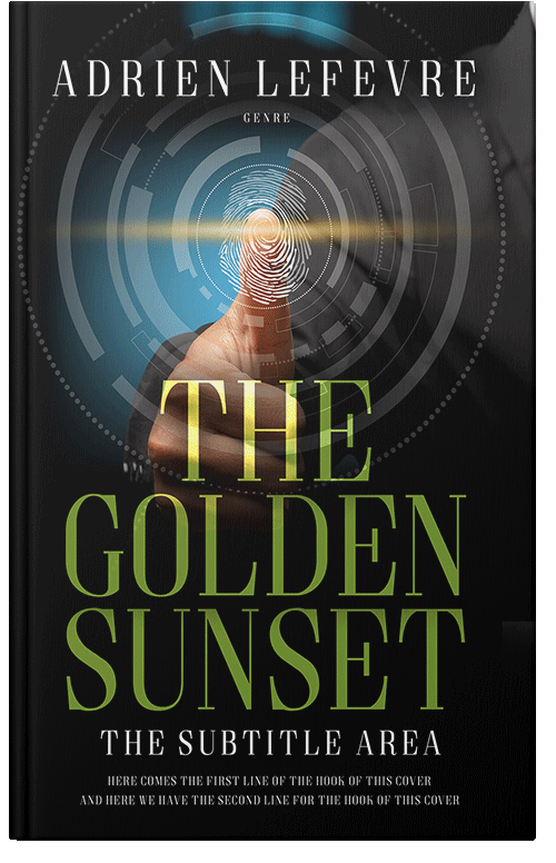 Front view of Premade Mystery & Thriller & Suspense Book Cover - Woodsmoke