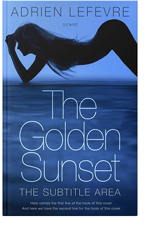 Pre Made Book Cover Blumine