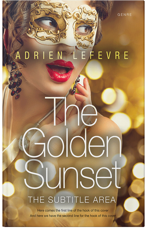 Front view of Premade Chick Lit Book Cover - Driftwood