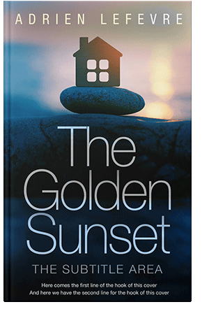 Pre Made Book Cover Silver Rust