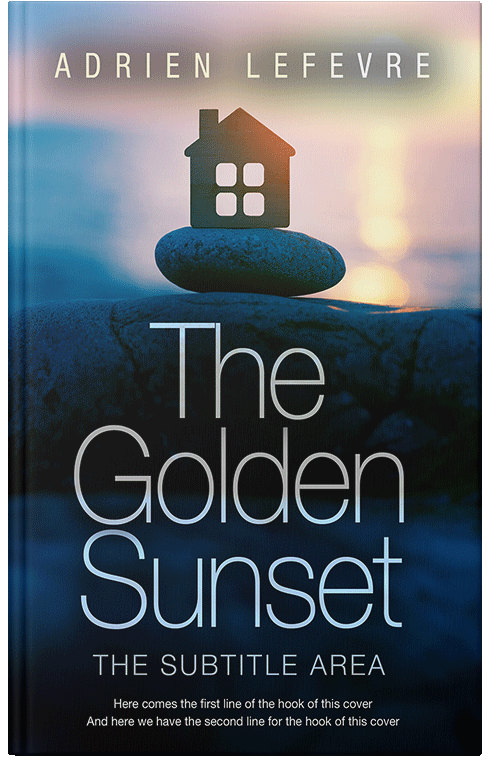 Front view of Premade Travel Book Cover - Silver Rust