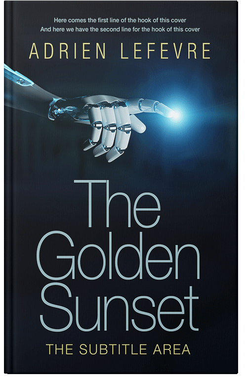 Front view of Premade Science Fiction Book Cover - Black Pearl