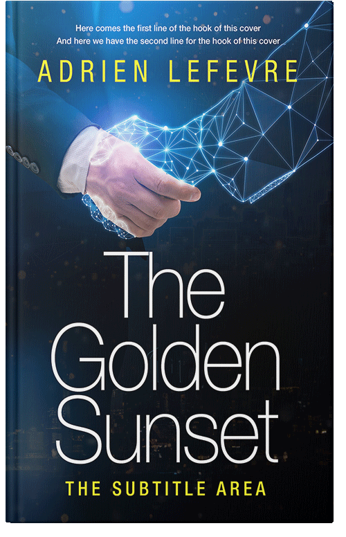 Front view of Premade Business Book Cover - Firefly