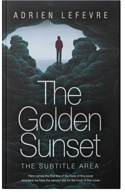 Front view of Premade Self-Improvement & Self-Help Book Cover - Shark