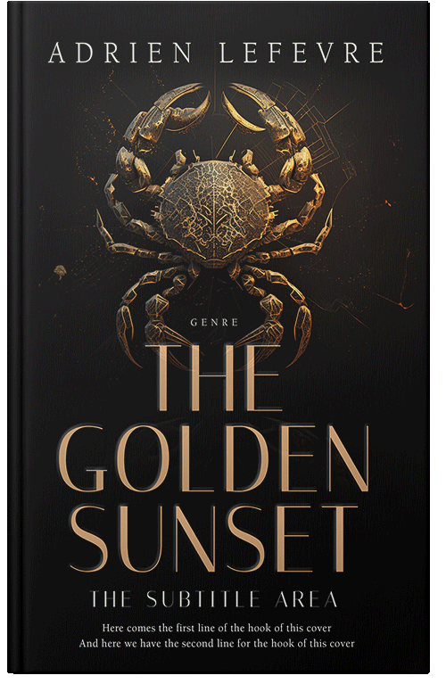 Front view of Premade Religion & Spirituality Book Cover - Cod Gray