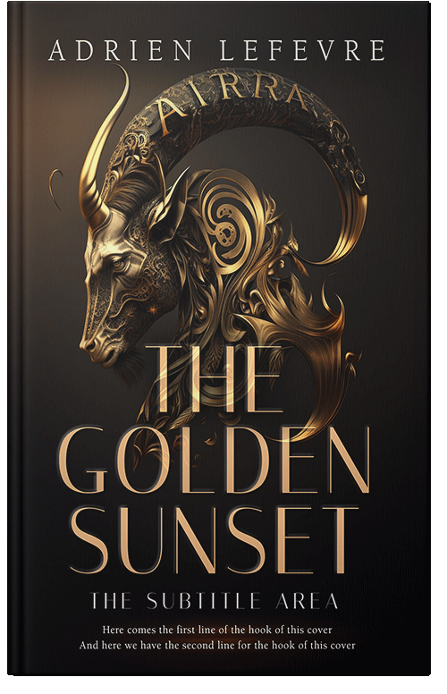 Front view of Premade Religion & Spirituality Book Cover - Oil