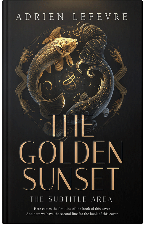 Front view of Premade Religion & Spirituality Book Cover - Cod Gray