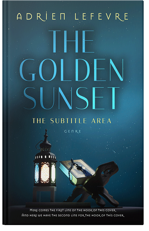 Front view of Premade Religion & Spirituality Book Cover - Elephant