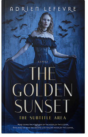 Premade Book Cover Black Pearl