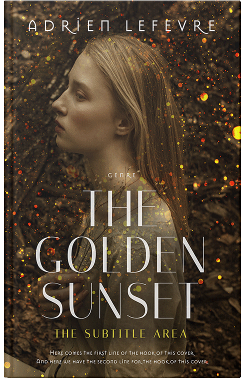 Front view of Premade Literary Fiction Book Cover - Mikado