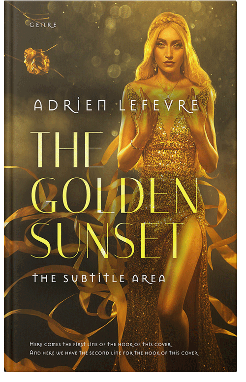 Front view of Premade Fantasy Book Cover - Punga